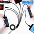 Poyiccot 6 in 1 USB C Splitter Cable, USB A to USB C Splitter, 1.5ft 3A Fast Charge for Android, Samsung, Tablet