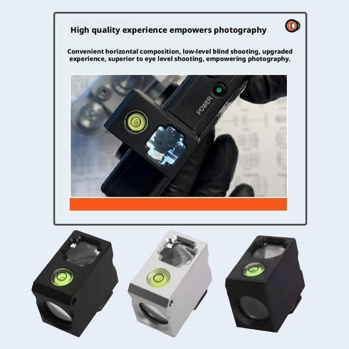 Generic Waist Level Viewfinder, Optical Waist Level Viewfinder External Viewfinder, Cold Boot Mouth Hot Shoe Cover