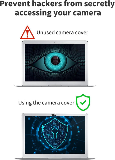 8 Pack 0.027in Webcam Cover Slide - Ultra Thin Camera Privacy Cover for Laptop, Desktop, PC, MacBook Pro, iMac, Mac