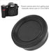 Nikon F Mount Cameras Camera Body and Lens Rear Kit, Dustproof Lens Protector Cover and Scratch Resistant Set