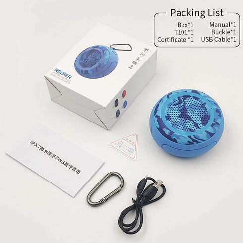 CYBORIS IPX7 Small Floating Bluetooth Speaker Waterproof, Shockproof & Portable Mini Outdoor Wireless Speaker