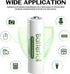 Batteriol 3000mAh 1.5V 12 Pack) Lithium Batteries AA, Double A Batteries Long Lasting for Blink Camera, Flashlight