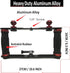 Aluminium Alloy Underwater Video Light Stabilizer Tray Dive Light Stand Tray with Two Aluminum Alloy 1'' Ball Handle for Action Camera and Any Other Camera with 1/4 inch Screw Hole