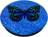 Blue Butterfly Blue PopSocket Blue Pop Socket Butterfly PopSockets Standard PopGrip