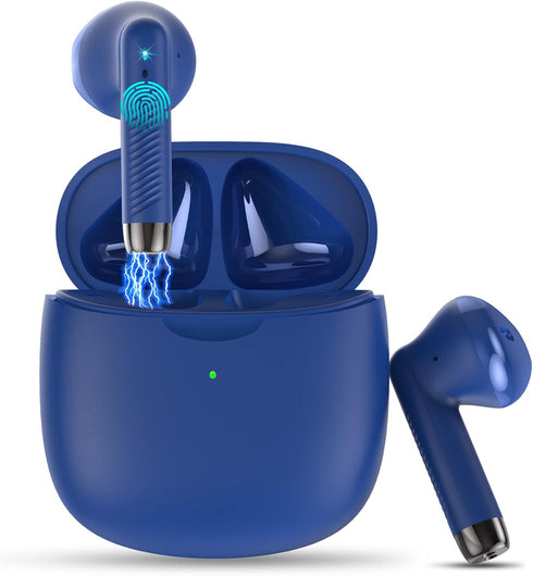 Wireless Earbuds, Bluetooth 5.3 Earbuds Stereo Bass, Noise Cancelling Mic, IP7 Waterproof Sports Earphones, 32H Playtime