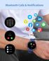 RIVERSONG Smartwatch for Men Women (Answer/Make Call), 1.52" Fitness Watch with Monitor Tracker for Health Fitness (Heart Rate/Sleep/Blood Oxygen), AI Voice, Smart Watch for Android iPhone, Navy Blue