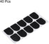 MECCANIXITY Gloves Touch Screen Sticker, Ultra High Sensitivity Flexible Carbon Fiber Stickers, Pack of 40