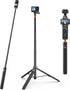 Cakrurt 53.5" Extendable Selfie Stick Tripod for Insta360 X5/X4/X3/GO 3s, DJI Osmo 360/Pocket