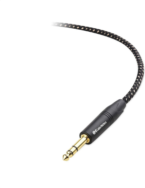 Cable Matters 6 ft Braided 1/4 Inch Extension Cable (1/4 TRS to 1/4 Inch Male to Female)