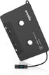 arsvita Bluetooth 5.0 Cassette to Aux Adapter for Car, Hands-Free Call, Charcoal Black
