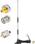 Eightwood 136-174MHz 400-480MHz PL259 SO239 Car Mobile Ham Radio Antenna High Gain Dual Band VHF UHF Male Antennae