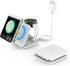 Fast Wireless Charger for Samsung, 2 in 1 Foldable Travel Charging Station for Galaxy Z Flip 6/5/4 and Motorola Razr+