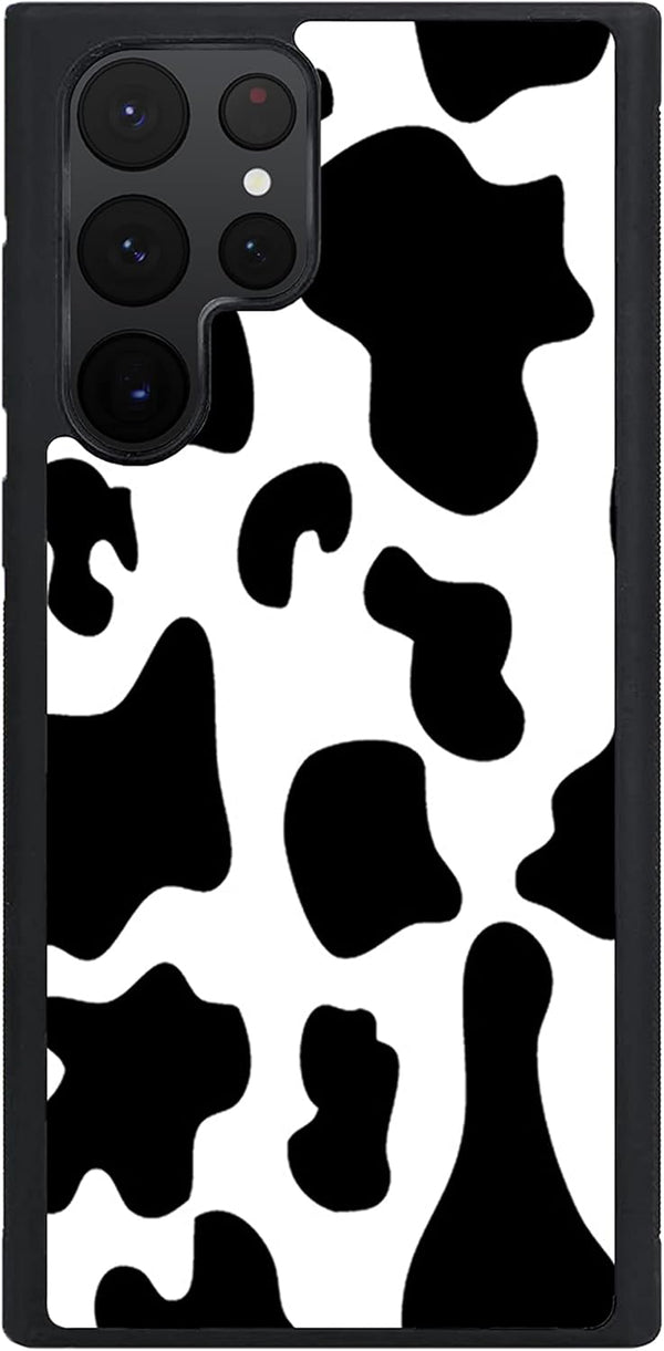 Cow Print Pattern Phone Case for Samsung Galaxy S23 Ultra, TPU Shock Absorption Protection Cover