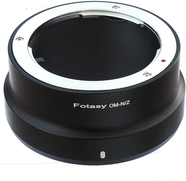Fotasy Olympus OM Lens to Nikkor Z Mount Adapter, Fits Olympus OM Classic Manual Lens, Compatible with Nikon Z Cameras