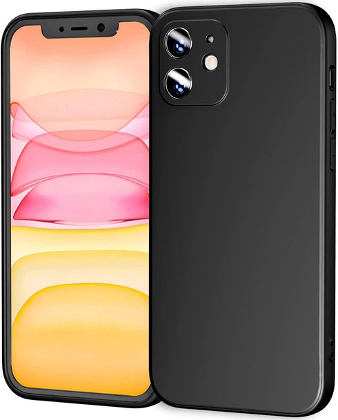 FanTEK Compatible Case for iPhone 11, Anti-Scratch & Fingerprint Protective Cover, Matte Black