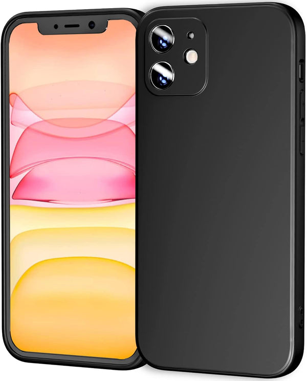 FanTEK Compatible Case for iPhone 11, Anti-Scratch & Fingerprint Protective Cover, Matte Black