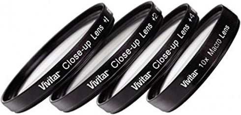 Vivitar Series 1 Close-Up Macro Filter Set +1 +2 +4 +10 w/Pouch (52mm)