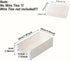 MAKABAKA 7 Cable Organizer Storage Box with Wire Ties,Desktop Cable Management Box with Switch, Power Cord Organizer