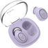 Wireless Earbuds for Small Ears, Purple Bluetooth Earbuds for Mini Ear Canals, Compatible with iPhone and Android