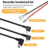 MONDGE 3-in-1 12V-24V 5V 13FT Hard Wire Kit USB-C & Micro/Mini USB Hardwire Kit for Dash Cams to Car Dash Camera Power