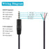 Fancasee 2 Pack 6 ft Replacement 3.5mm Male Plug to Bare Wire Open End TRRS 4 Pole Stereo 1/8" 3.5mm Plug Jack Connector Audio Cable for Headphone Headset Earphone Microphone Cable Repair