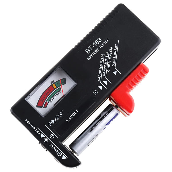 Mini Universal Battery Tester, Small Battery Check for AAA AA C D 9V 1.5V Button Cell