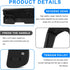 Knoweasy Cable Tie Gun - Fastening and Flush Cutting Tool for Nylon Cable Ties with Steel Handle