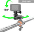1" Ball Mount Adapter for Insta360 One X2, X, One R, RS, GO 2, GoPro Hero, Compatible with RAM Ball Head Mounts B Size