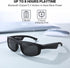 Smart Glasses, Polarized Bluetooth Sunglasses with Built-in Mic & Speakers, Voice Assistant, UV Protection
