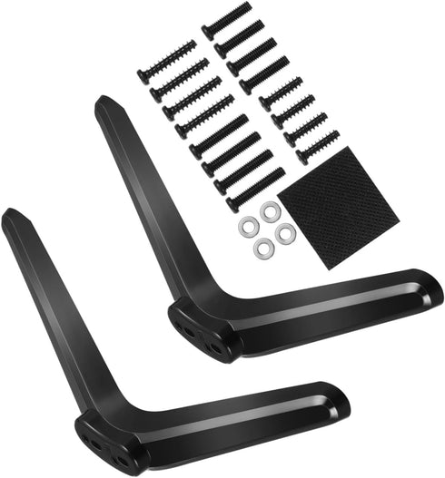 Happyyami 2Pcs Tv Mounting Brackets Stable Tabletop Tv Stand Holder with Non Slip