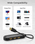 HDMI Switch 4K@60Hz, Vilcome 4K HDMI Splitter 3 in 1 Out, Multi Port HDMI Hub Selector for Xbox PS3 4 5 TV Gaming