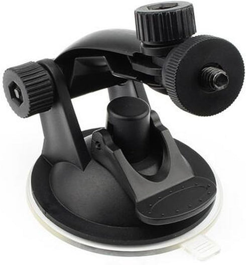 Action Camera Car Suction Cup Mount - Tripod Adapter for GOPRO Hero 6/5/4/3+/3/2/1 and Other Action Cameras