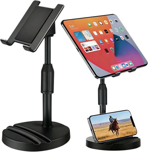 ZYEUNAGNB New model Adjustable Phone Stand Holder for Desk, 360 Rotatable Ergonomic Stand