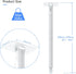 suptek 49inch Extended Mini Projector Ceiling Mount, Adjustable Wall Mount with Thread Adapters for Projector