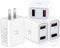 QC 3.0 Wall Charger, Pofesun 4Pack Quick Charge 3.0 Fast Charging Block Adapter, Dual Port USB Plug for iPhone 15 14 13
