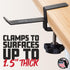 Gator Frameworks GFW-HP-HANGERDESK Headphone Hanger for Desks