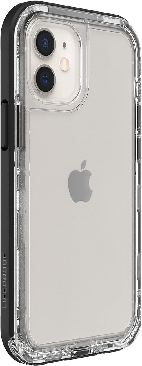 LifeProof Slim DropProof Case for Apple iPhone 12 mini, DustProof and SnowProof, Next Series, Clear/Black