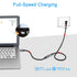 GELRHONR 1M Right Angle USB C Extension Cable, 90 Degree 10Gbps PD 100W USB3.1 Gen2 Male to Female Charging Cord, Up