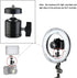 SLOW DOLPHIN 360 Degree Swivel Mini Ball Head Hot Shoe Mount Adapter with 1/4 Tripod Screw for Cameras, 2 Packs