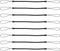 8pcs Elastic Coil Lanyard for Touch Pens, Retractable Tether Anti-Lose Spring Cord for Drawing Pen to Tablet