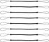 8pcs Elastic Coil Lanyard for Touch Pens, Retractable Tether Anti-Lose Spring Cord for Drawing Pen to Tablet
