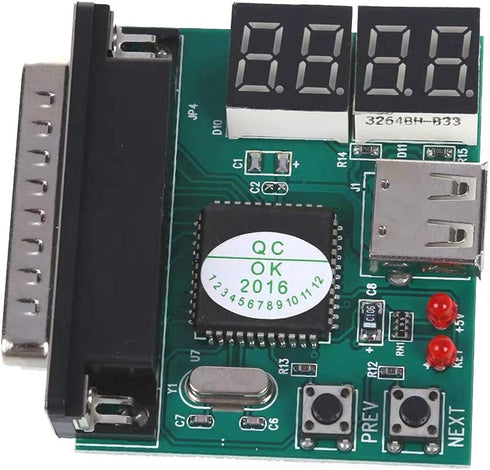 JMT 4-Digit USB & PCI Motherboard Diagnostic Tester for Laptops
