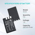 EN-EL9 EN EL9a Battery Pack, 2-Pack Rechargeable Li-Ion Battery Set, Compatible with Nikon Cameras
