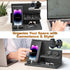 AliveByte Wood Phone Docking Station - Gifts for Men Desk or Nightstand Organizer - Birthday Gifts for Husband, Fathers