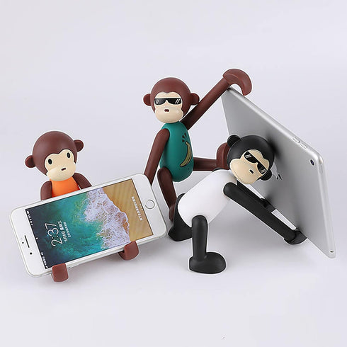 Cute Phone Stand for Desk, Adjustable Desk Phone Holder, Portable Phone Holder, Compatible for Smartphones and Tablets