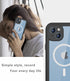 iPhone 14 Waterproof Case, Shockproof Dustproof with Built-in Screen Protector, Magnetic Ring (Black)