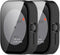 Case for CMF Watch Pro, PC Protective Cover with Tempered Glass Film for Smartwatch Accessories (Black)