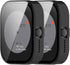 Case for CMF Watch Pro, PC Protective Cover with Tempered Glass Film for Smartwatch Accessories (Black)