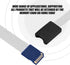 FOSA 48cm SD to SD Card Extender Cable, Memory Card Adapter Flexible Extender Cord Linker for DVD
