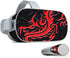 MightySkins Skin for Oculus Go Mobile VR - Red Dragon | Unique Vinyl Decal Wrap Cover | Easy to Apply, Remove, USA